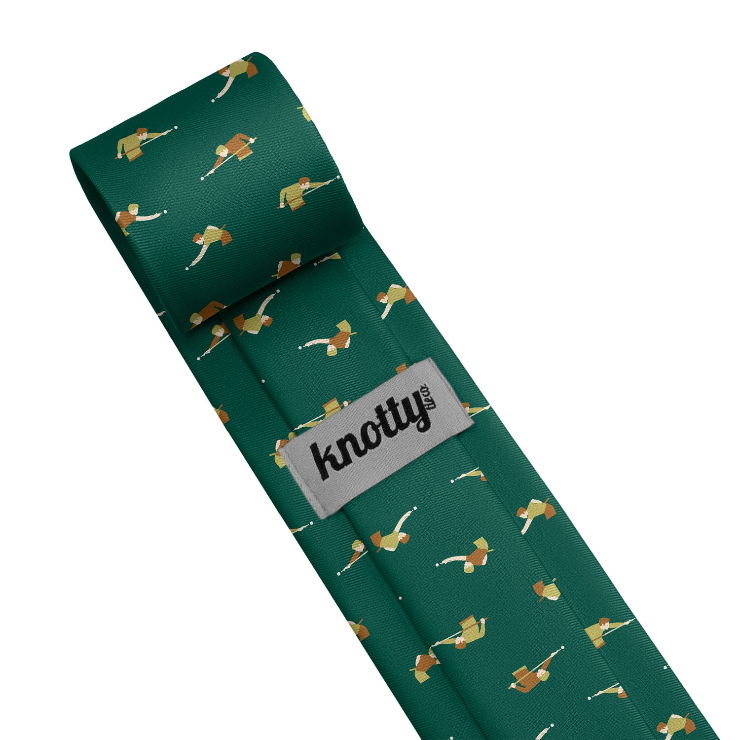 Billiards Necktie - Tag - Knotty Tie Co.