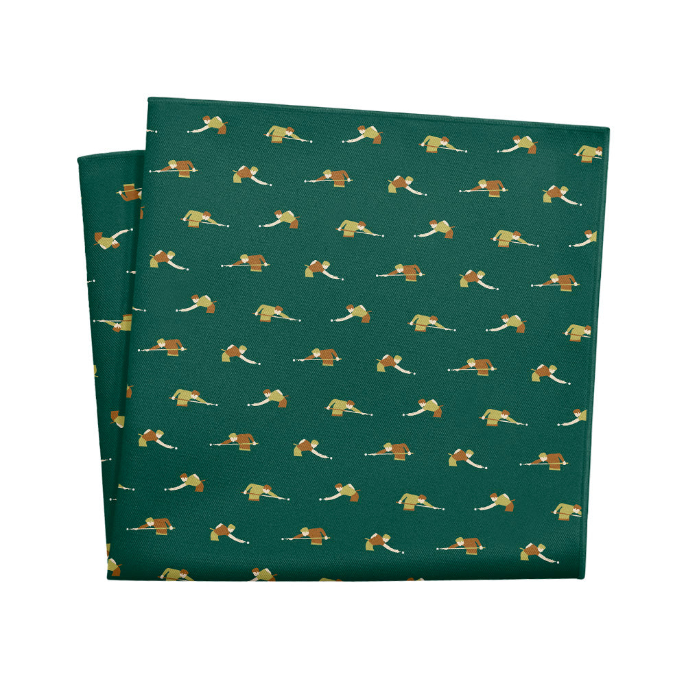 Billiards Pocket Square - 12" Square - Knotty Tie Co.