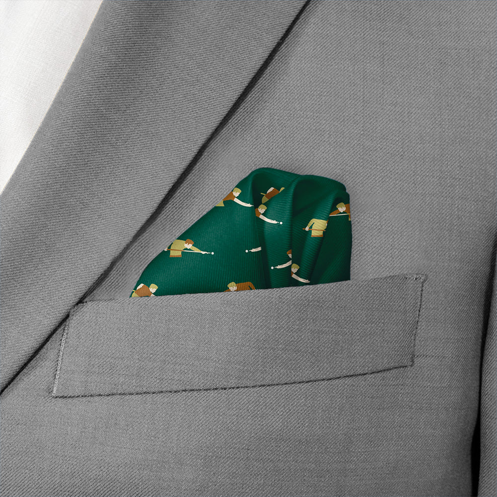 Billiards Pocket Square - Wave Fold - Knotty Tie Co.