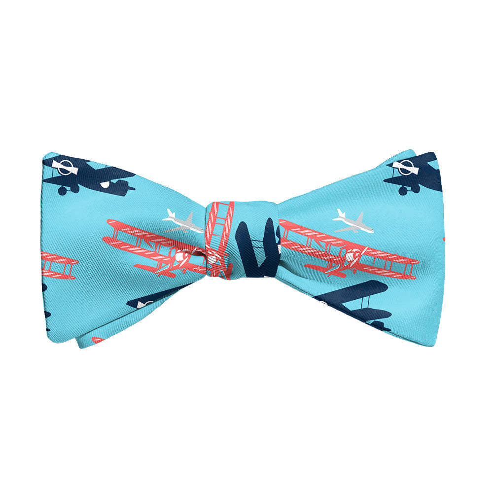 Biplane Bow Tie - Adult Standard Self-Tie 14-18" -  - Knotty Tie Co.