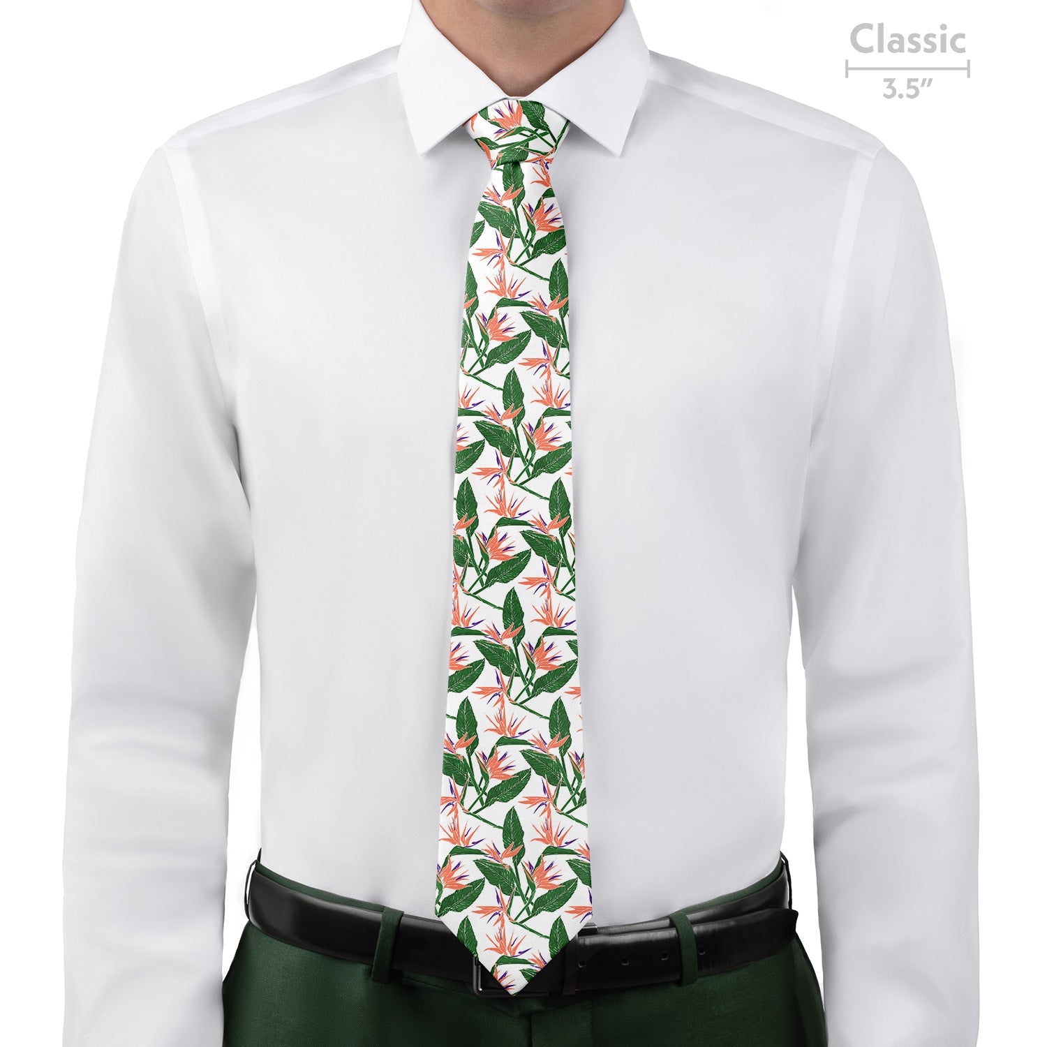Bird of Paradise Necktie - Classic - Knotty Tie Co.