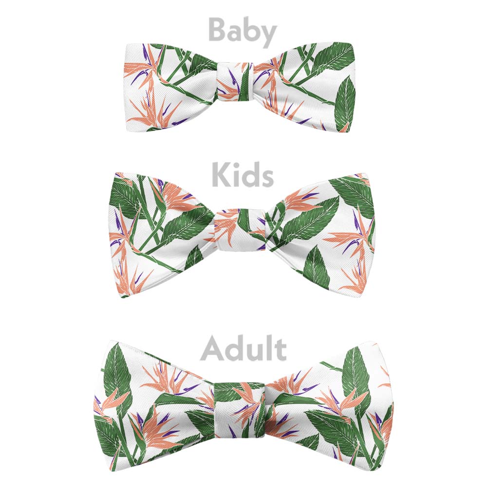 Bird of Paradise Bow Tie - Bow Sizes - Knotty Tie Co.