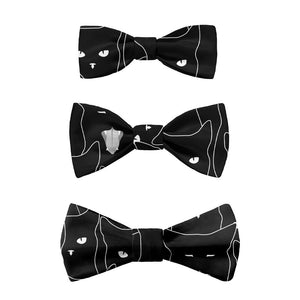 Black Cats Bow Tie -  -  - Knotty Tie Co.