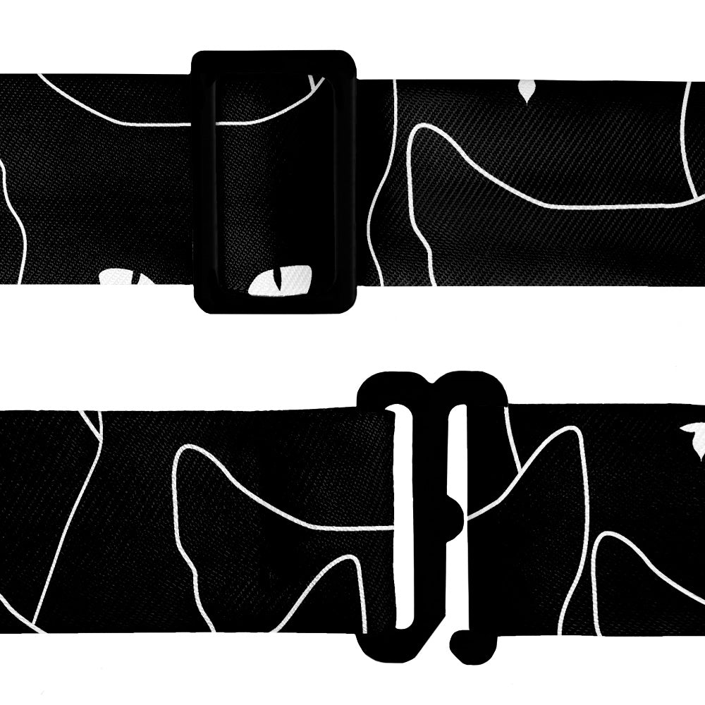 Black Cats Bow Tie - Bow Tie Hardware - Knotty Tie Co.