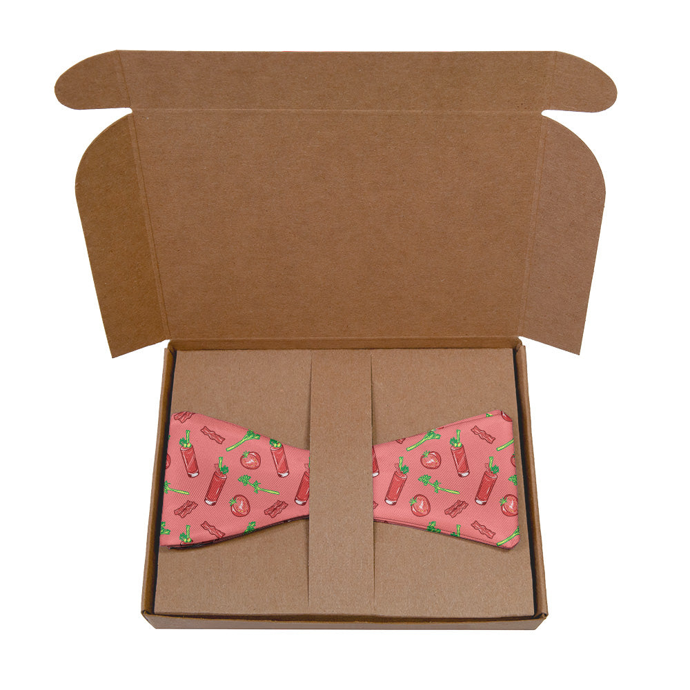 Bloody Mary Bow Tie - Kraft Gift Box Packaging - Knotty Tie Co.