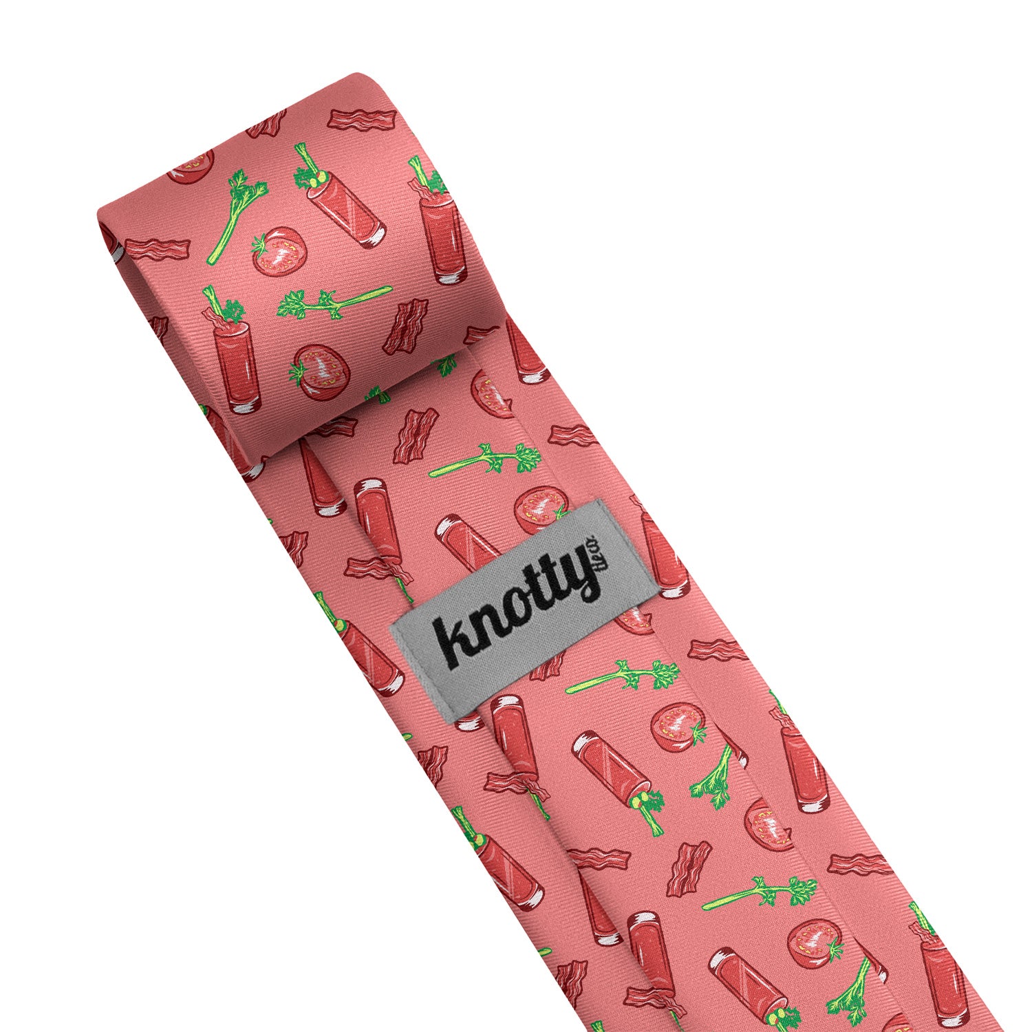 Bloody Mary Necktie - Tag - Knotty Tie Co.