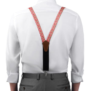 Bloody Mary Suspenders - On Model Front View - Knotty Tie Co.