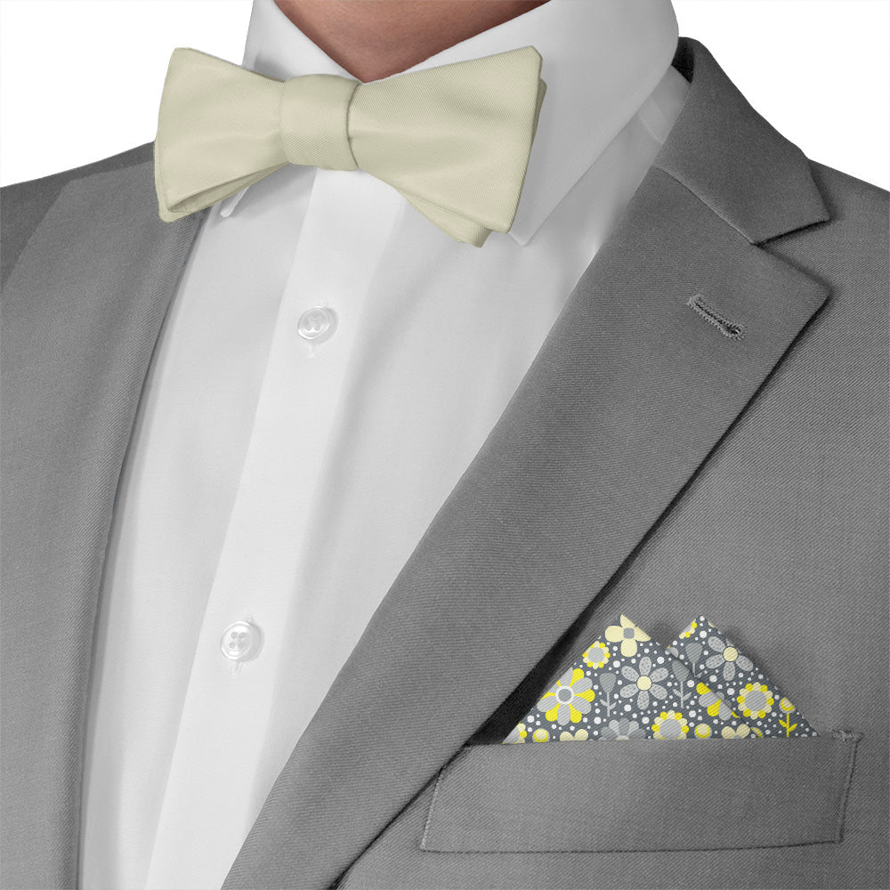Bloom Floral Pocket Square - Matching Bow Tie - Knotty Tie Co.