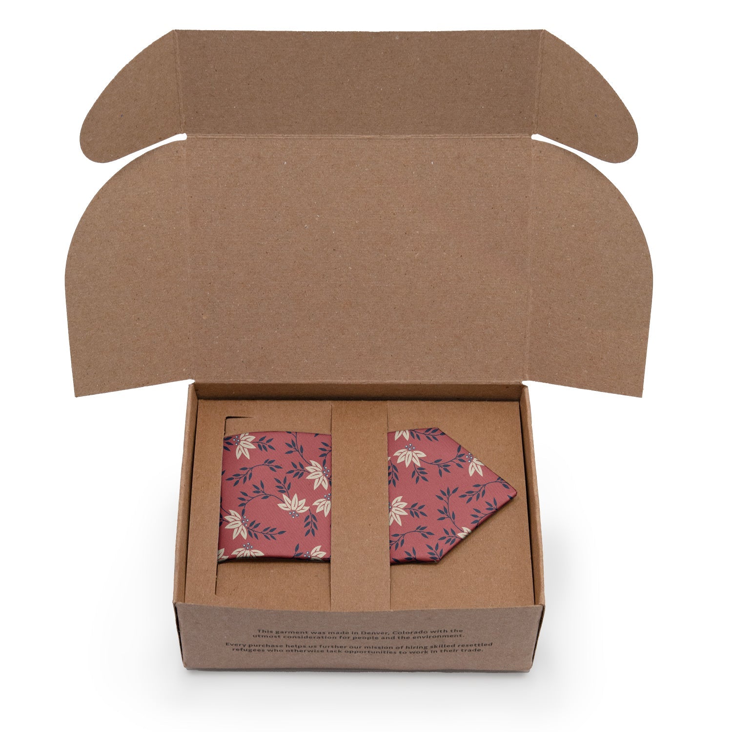 Blossom Heritage Necktie - Packaging - Knotty Tie Co.