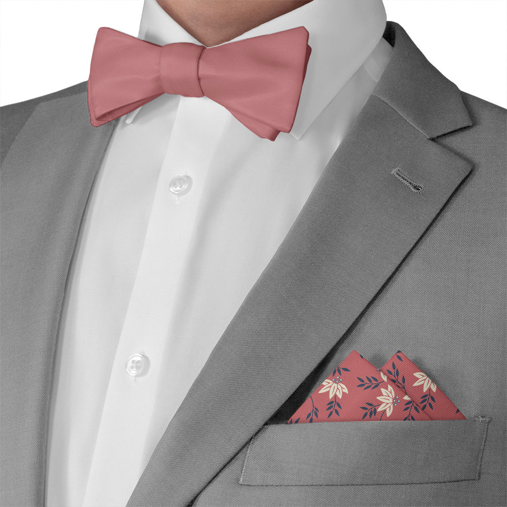 Blossom Heritage Pocket Square - Matching Bow Tie - Knotty Tie Co.