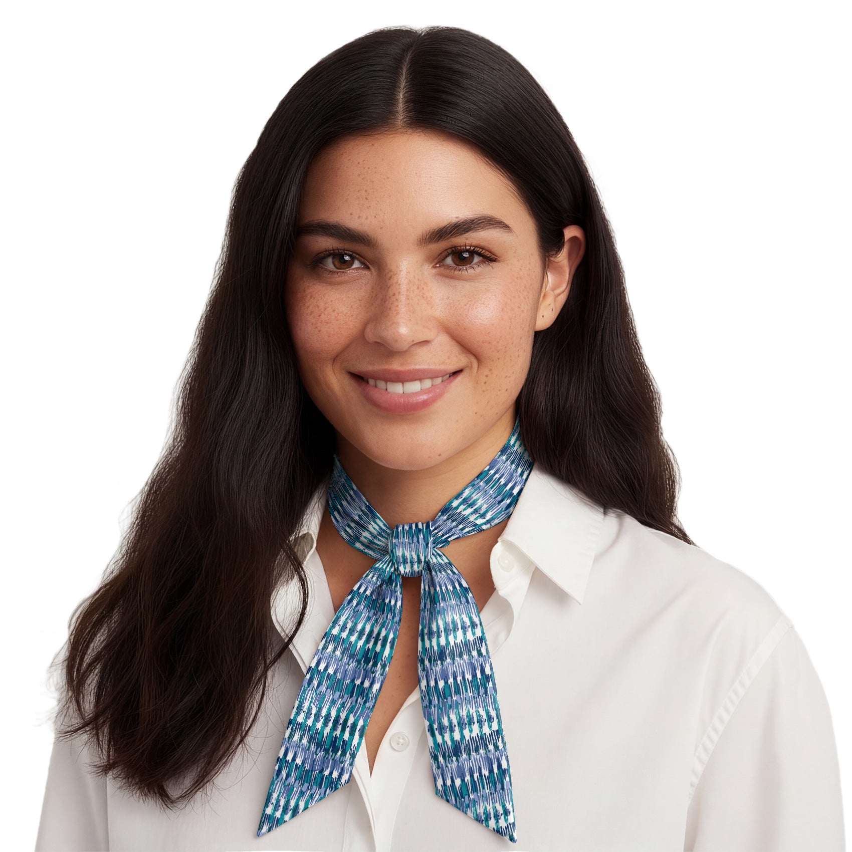 Boho Stripe Hair Scarf - Neck Scarves - Knotty Tie Co.