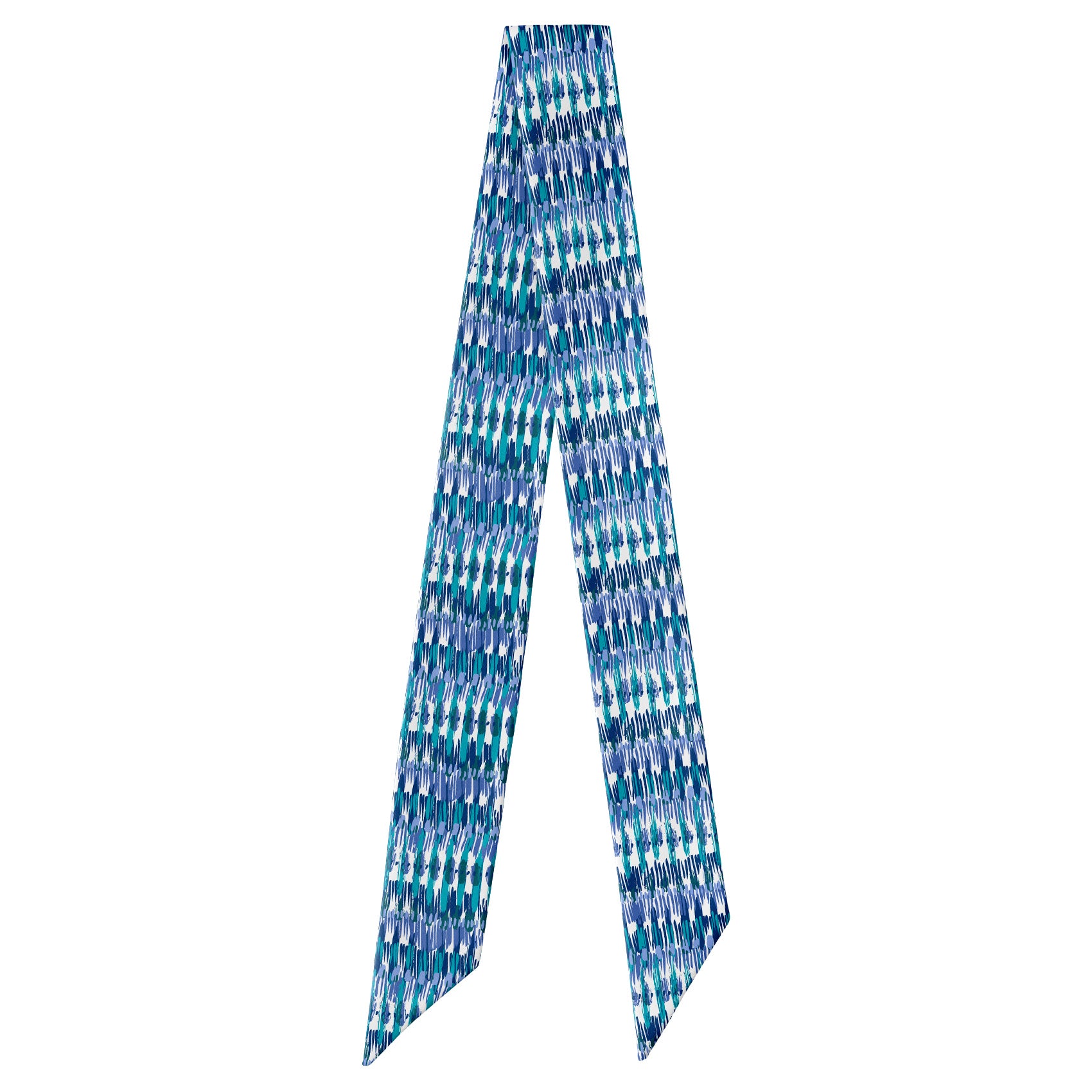 Boho Stripe Hair Scarf - Full View of Hair Scarf - Knotty Tie Co.