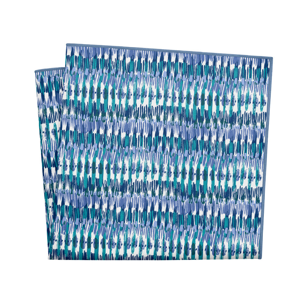 Boho Stripe Pocket Square - 12" Square - Knotty Tie Co.