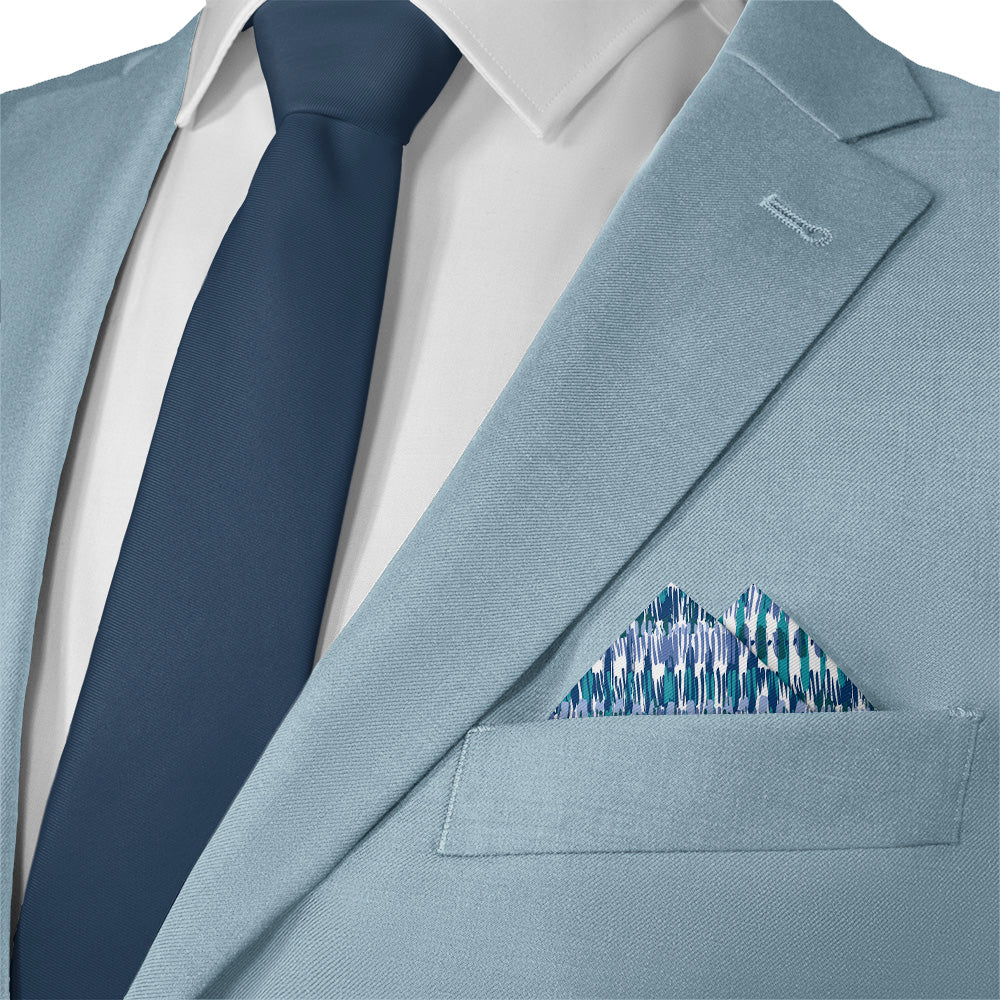 Boho Stripe Pocket Square - Matching Necktie- Knotty Tie Co.