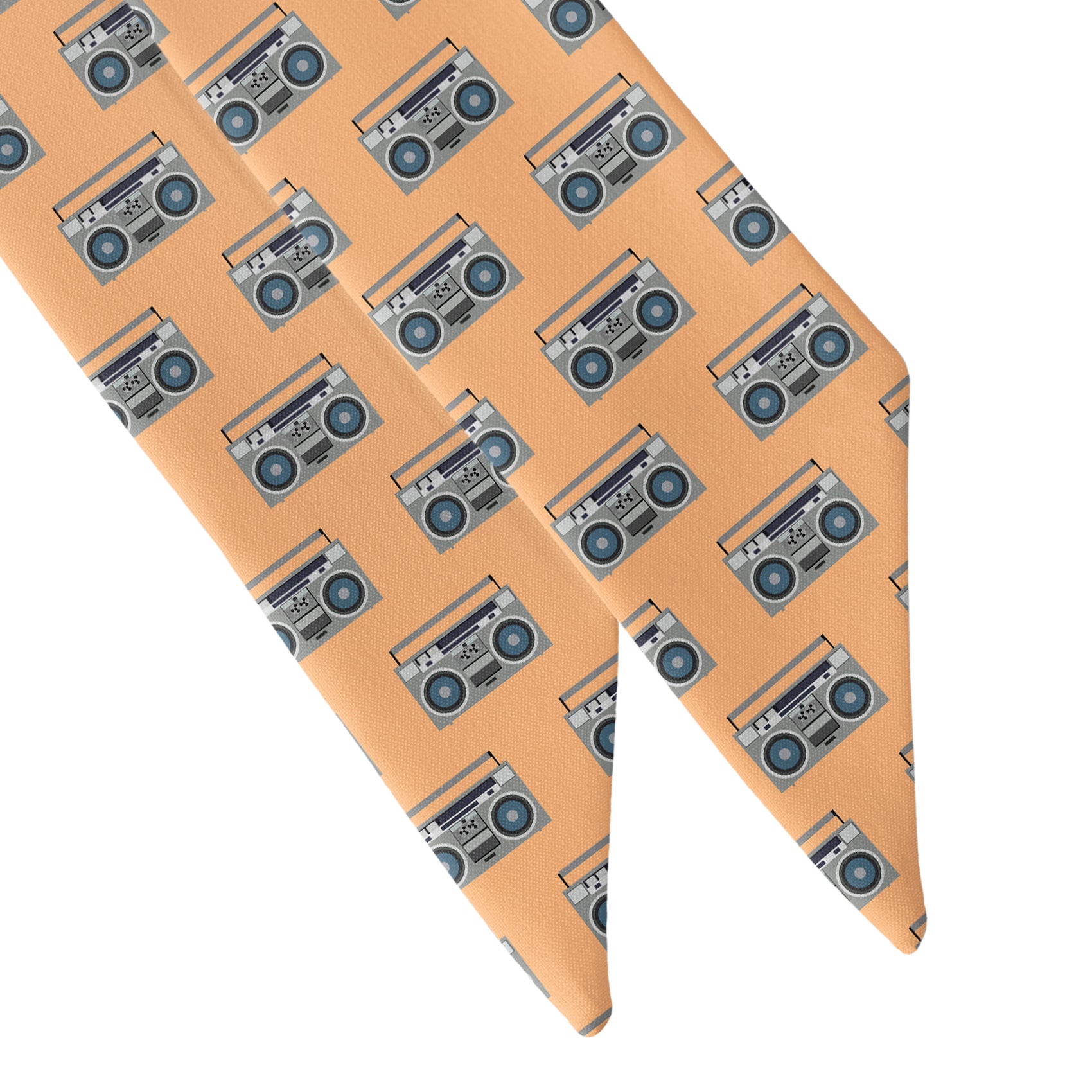 Boombox Hair Scarf - Scarf Tapered Ends - Knotty Tie Co.