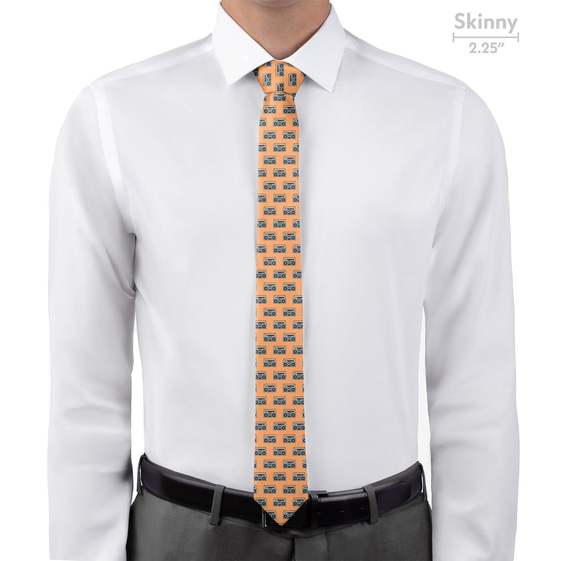 Boombox Necktie - Skinny - Knotty Tie Co.