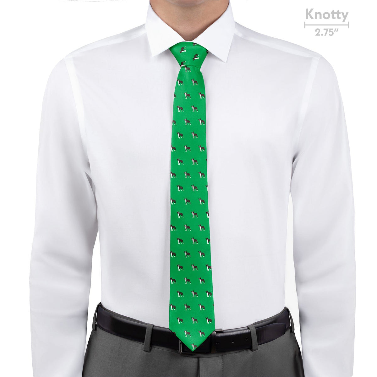 Boston Terrier Necktie - Knotty - Knotty Tie Co.