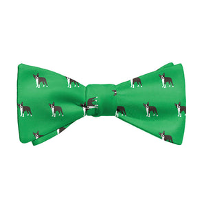 Boston Terrier Bow Tie - Adult Standard Self-Tie 14-18" -  - Knotty Tie Co.
