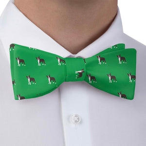 Boston Terrier Bow Tie - Bow Tie with Dress Shirt - Knotty Tie Co.