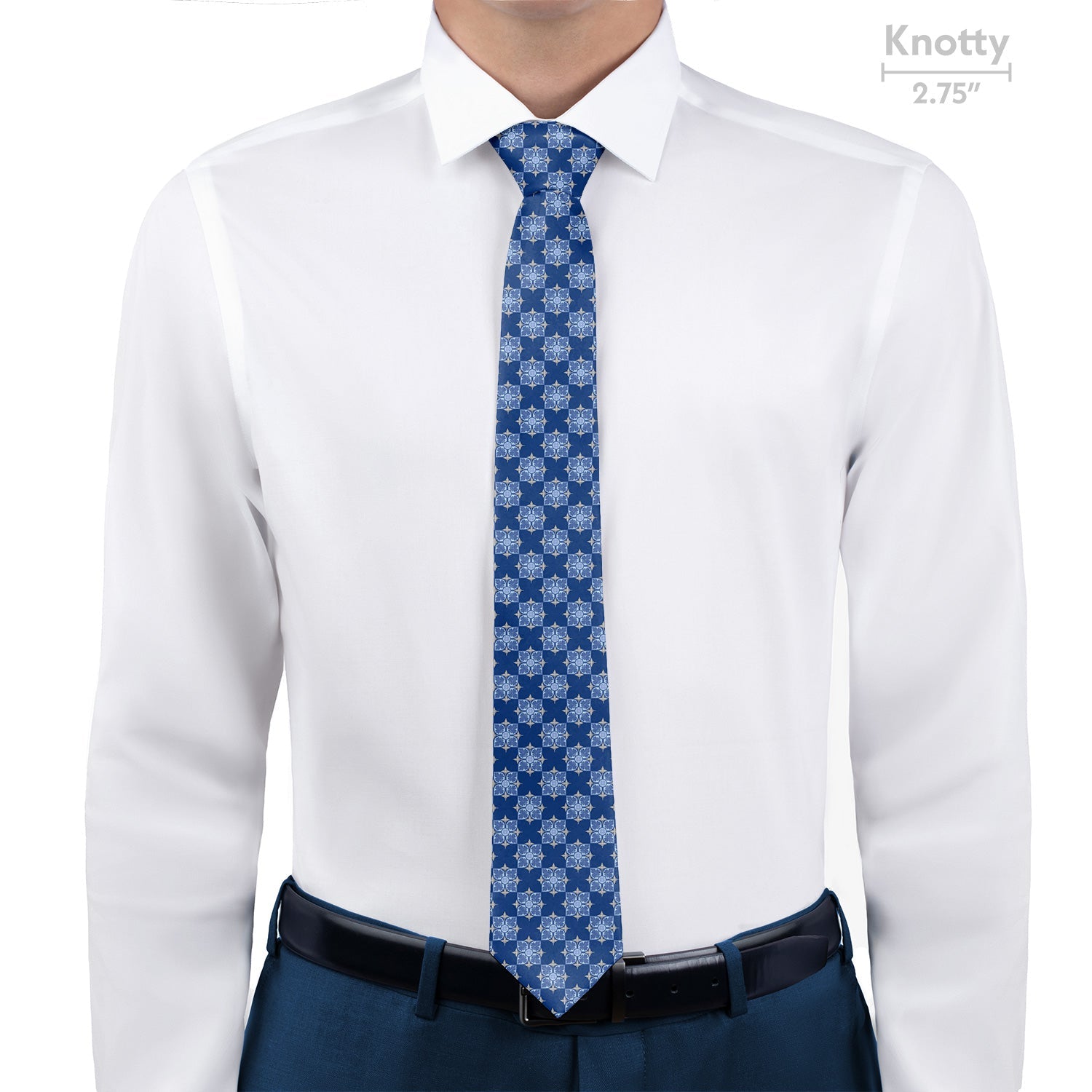 Botanical Tile Necktie - Knotty - Knotty Tie Co.