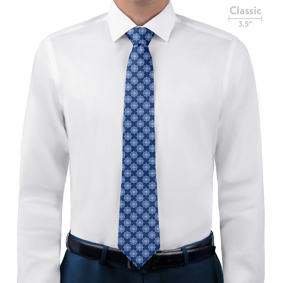 Botanical Tile Necktie - Classic - Knotty Tie Co.