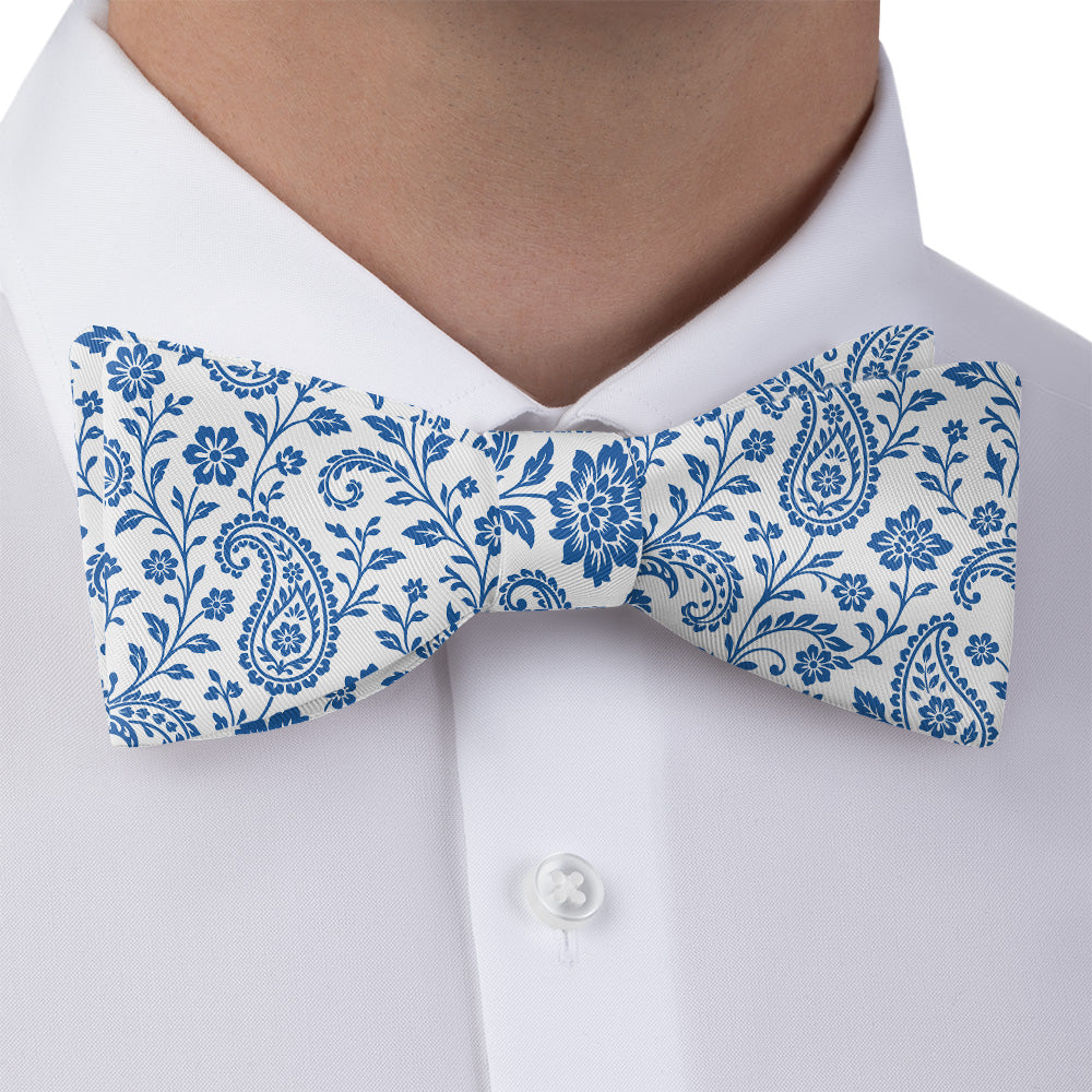 Botanical Paisley Bow Tie - Bow Tie with Dress Shirt - Knotty Tie Co.