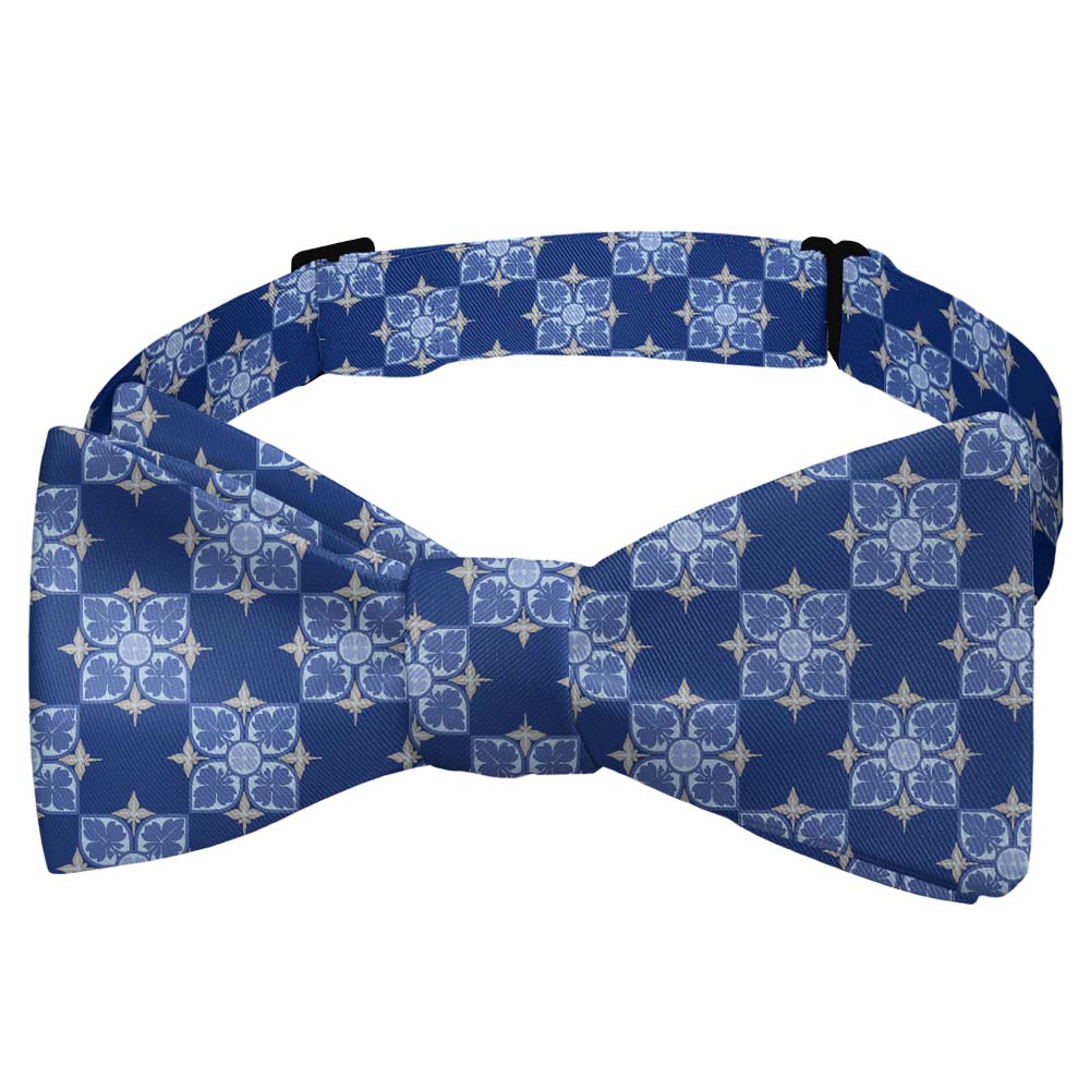 Botanical Tile Bow Tie - Self Tie Bow Tie - Knotty Tie Co.