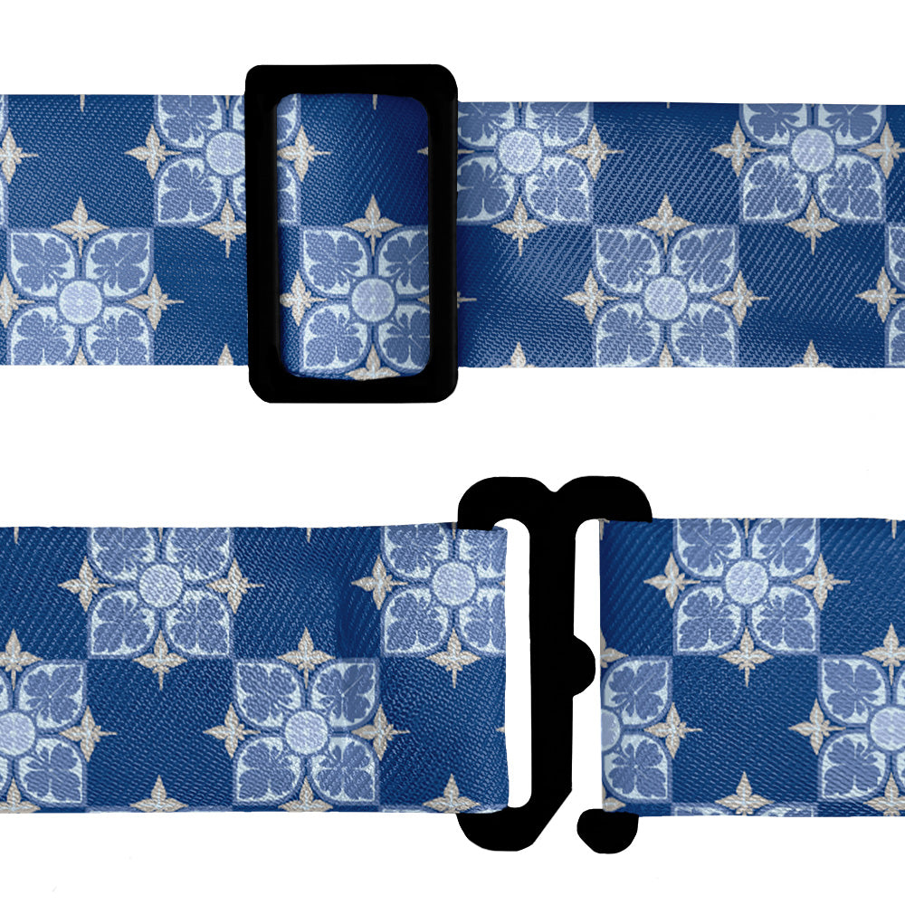 Botanical Tile Bow Tie - Bow Tie Hardware - Knotty Tie Co.