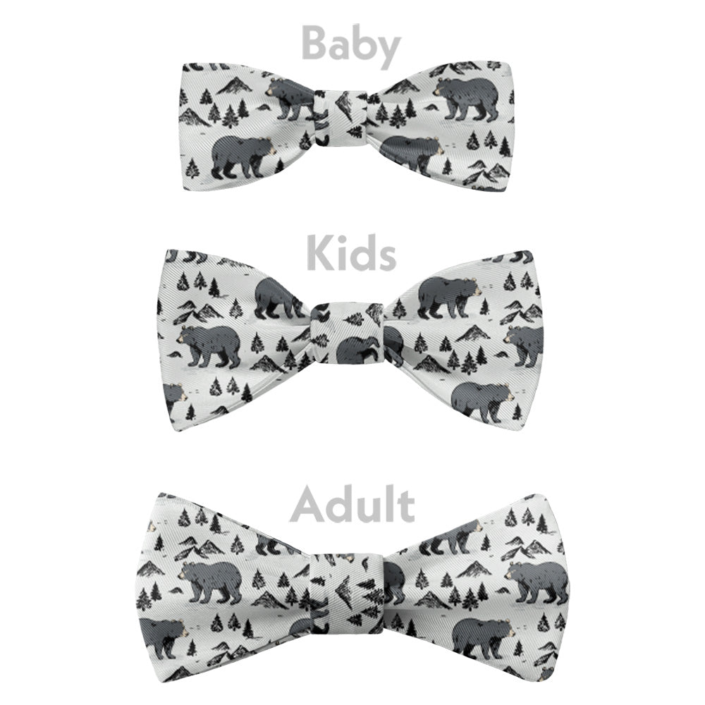 Boulder Bear Bow Tie - Bow Sizes - Knotty Tie Co.
