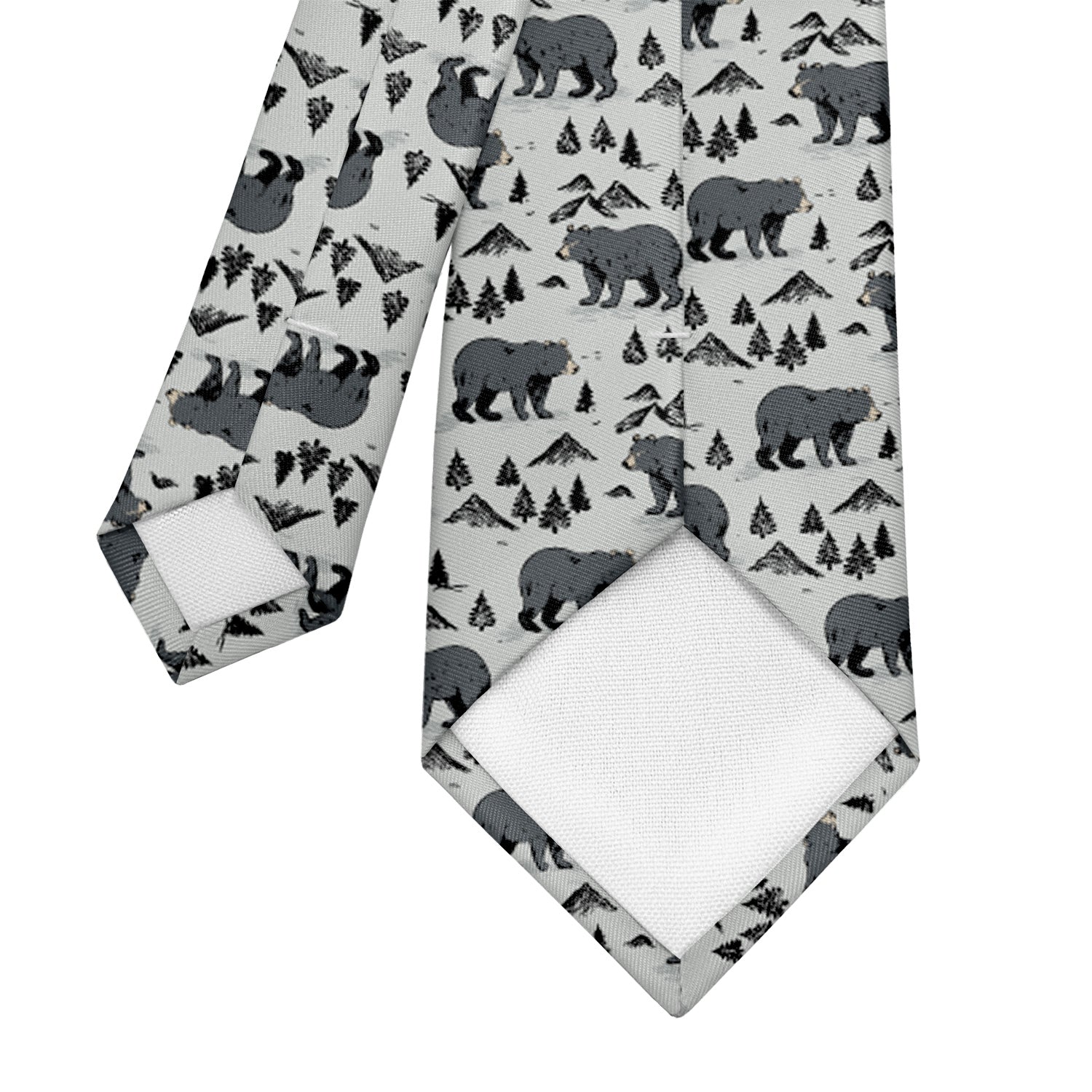 Boulder Bear Necktie - Tipping - Knotty Tie Co.