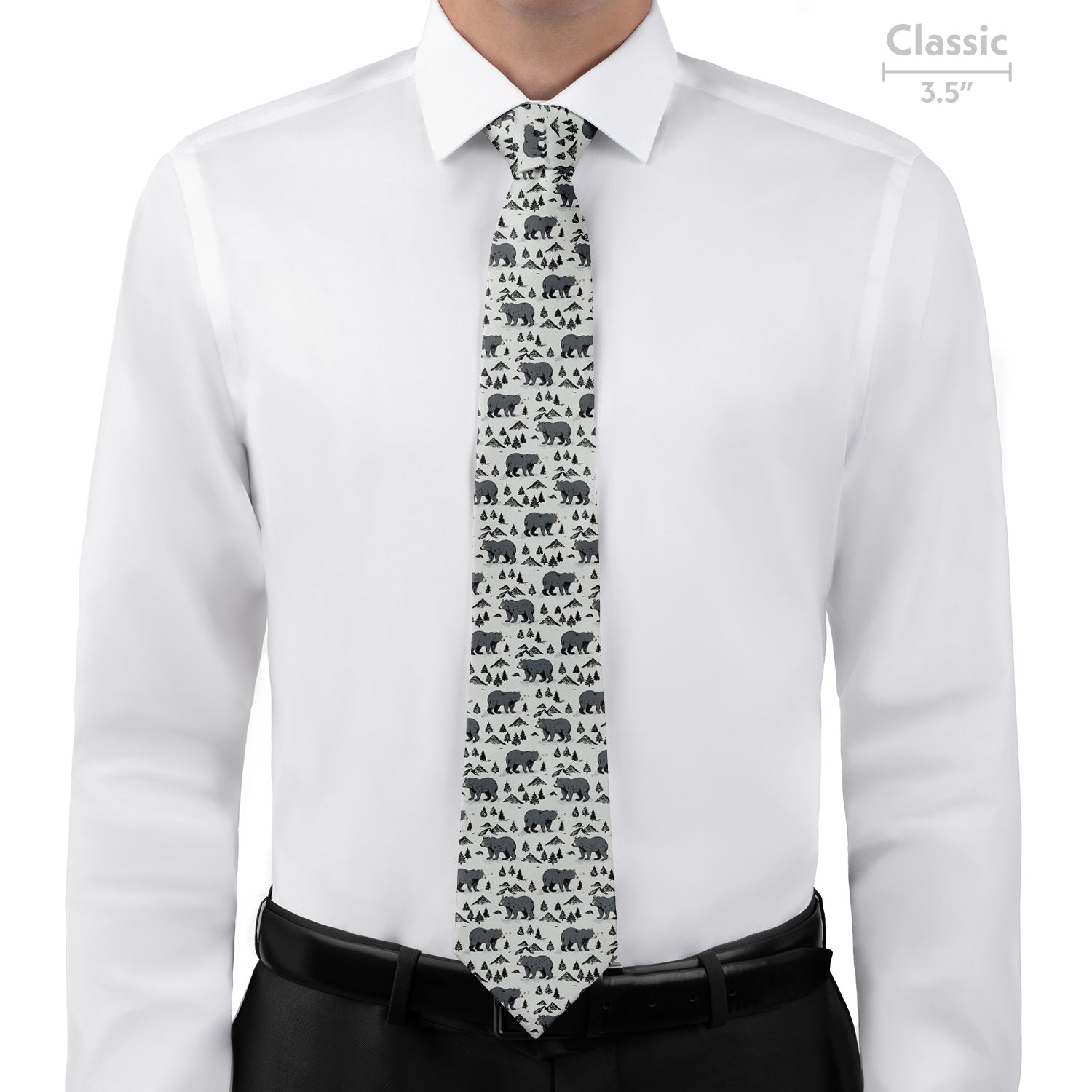 Boulder Bear Necktie - Classic  - Knotty Tie Co.