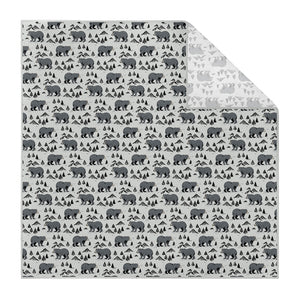 Boulder Bear Pocket Square - Printed - Knotty Tie Co.