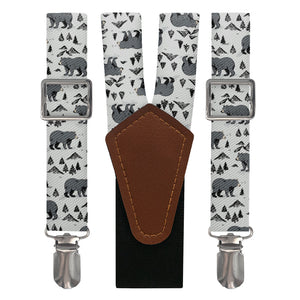 Boulder Bear Suspenders - Main View - Knotty Tie Co.