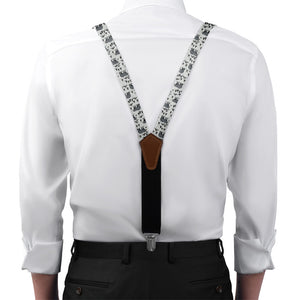 Boulder Bear Suspenders - On Model Front View - Knotty Tie Co.