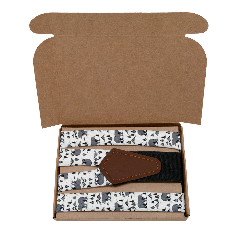 Boulder Bear Suspenders - Kraft Gift Box Packaging - Knotty Tie Co.