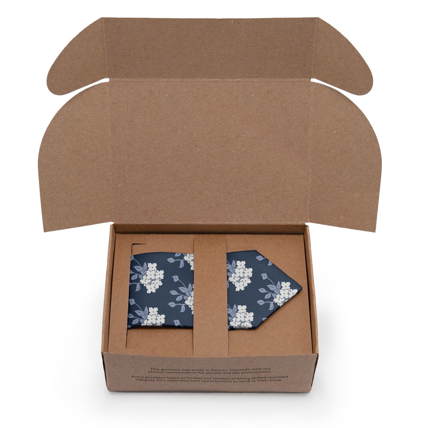 Bouquet Floral Necktie - Packaging - Knotty Tie Co.