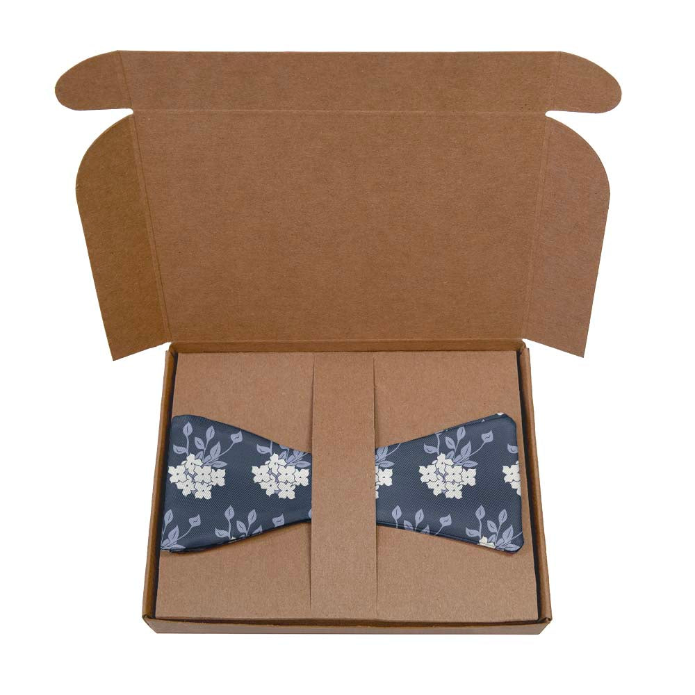 Bouquet Floral Bow Tie- Kraft Gift Box Packaging - Knotty Tie Co.