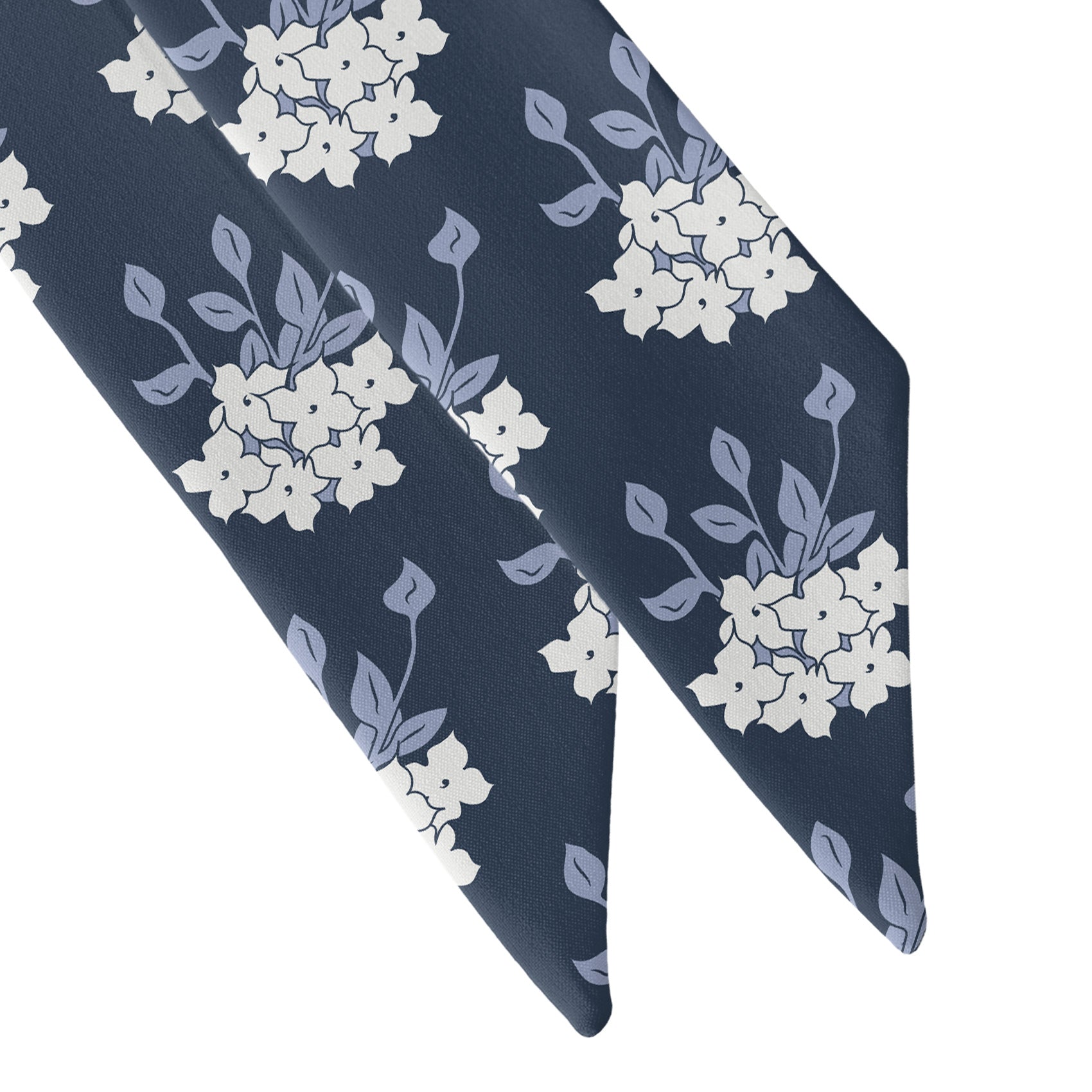 Bouquet Floral Hair Scarf - Scarf Tapered Ends - Knotty Tie Co.