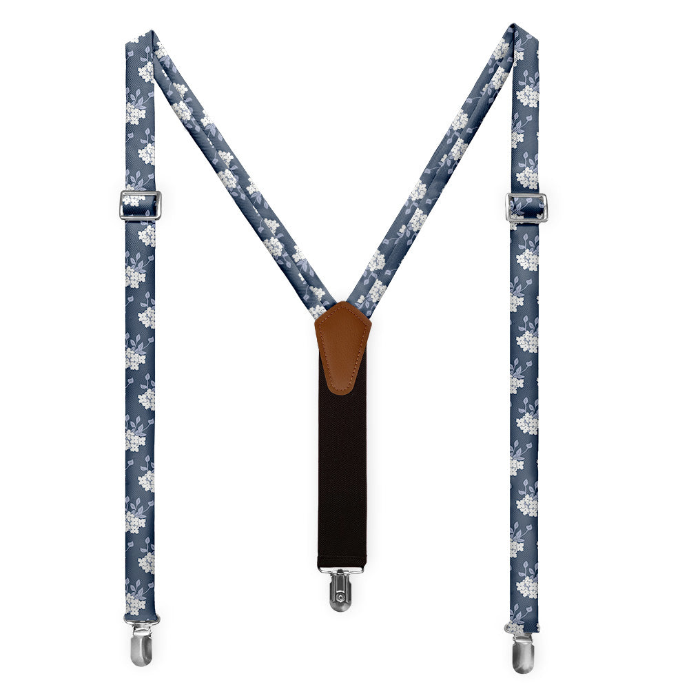 Bouquet Floral Suspenders - Full Front View - Knotty Tie Co.