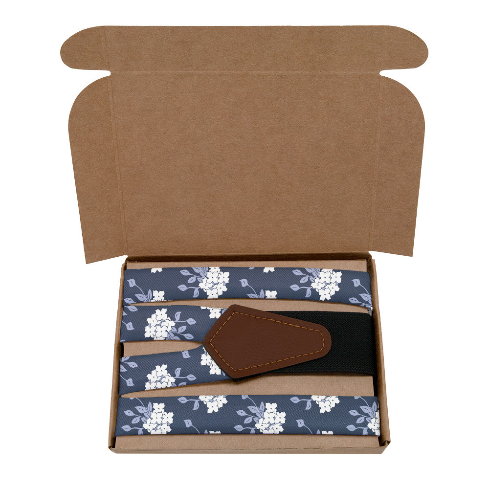 Bouquet Floral Suspenders - Kraft Gift Box Packaging - Knotty Tie Co.