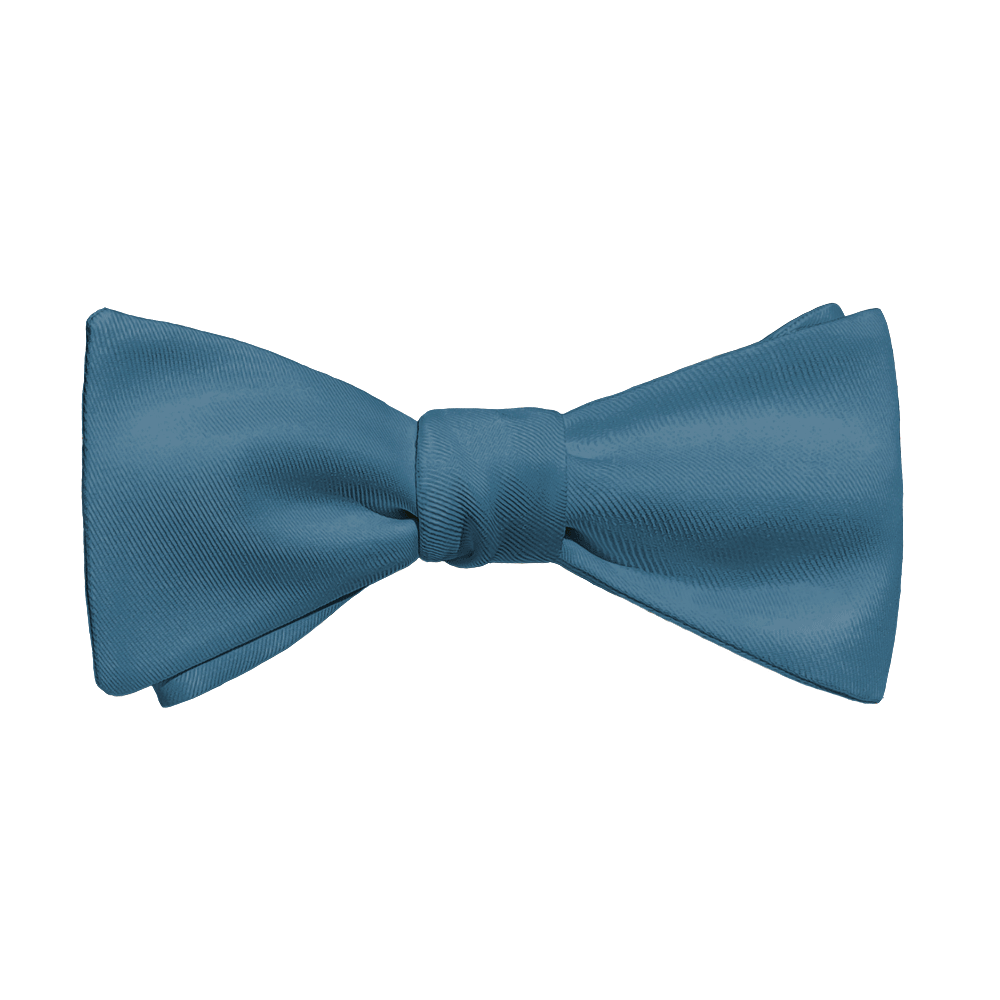 Customizable Solid Bow Tie - Adult Standard Self-Tie 14-18" -  - Knotty Tie Co.