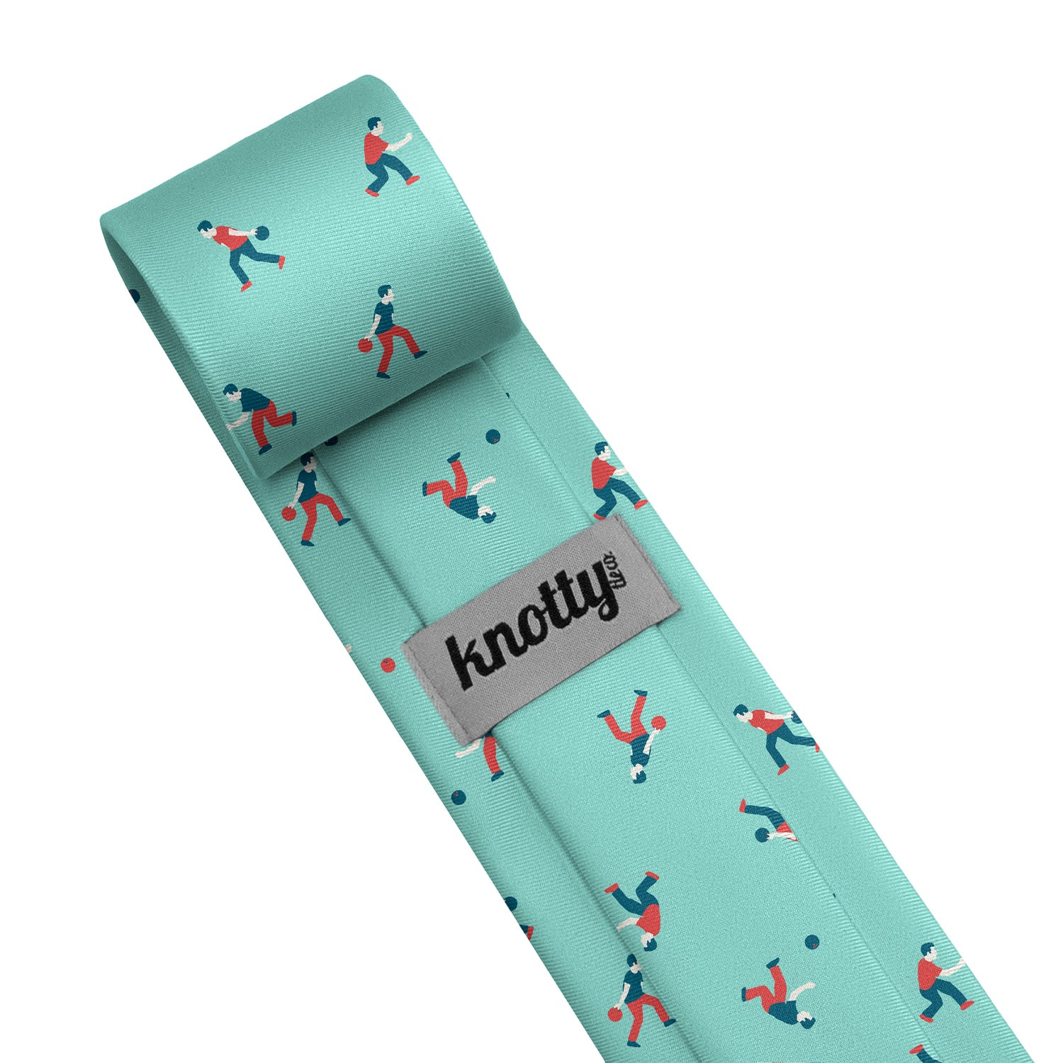 Bowling Necktie - Tag - Knotty Tie Co.