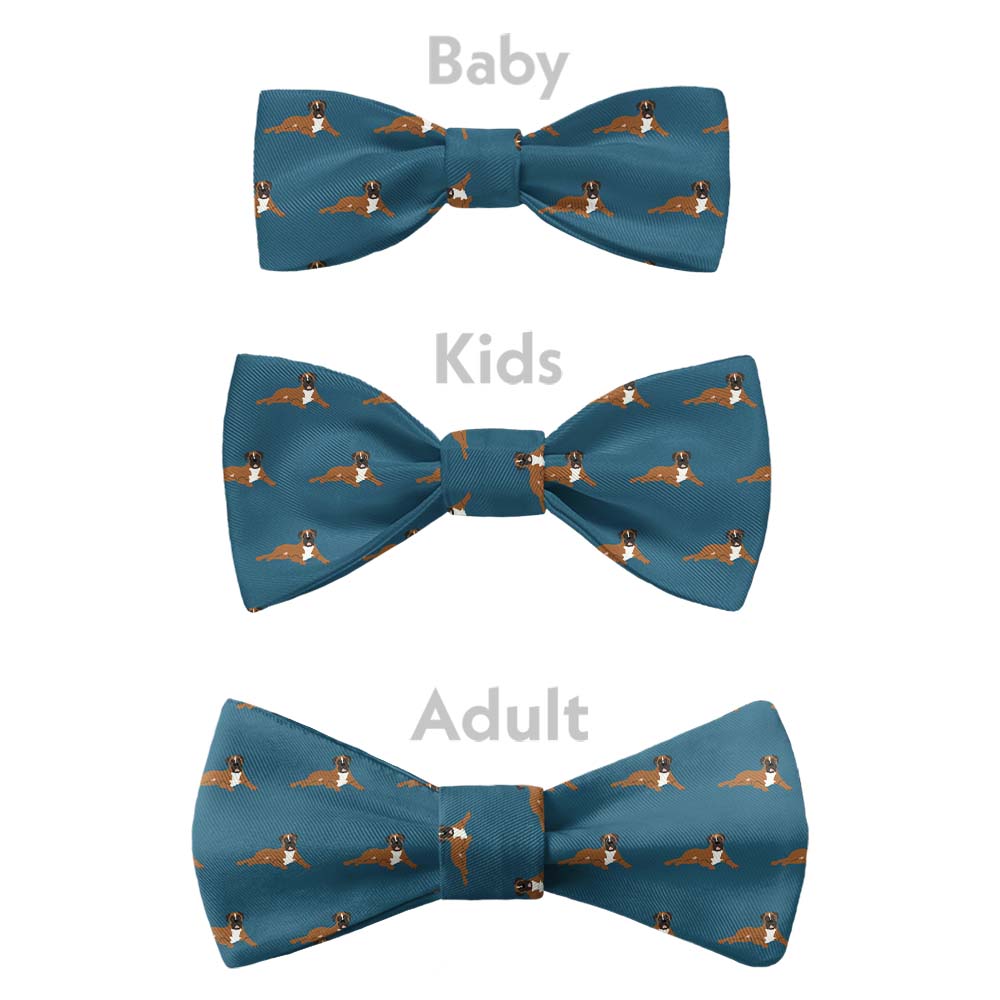 Boxer Bow Tie - Bow Sizes - Knotty Tie Co.