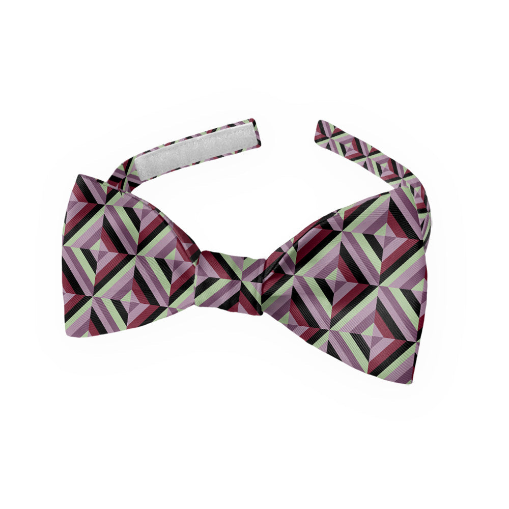 Brick Geometric Bow Tie - Kids Pre-Tied 9.5-12.5" -  - Knotty Tie Co.