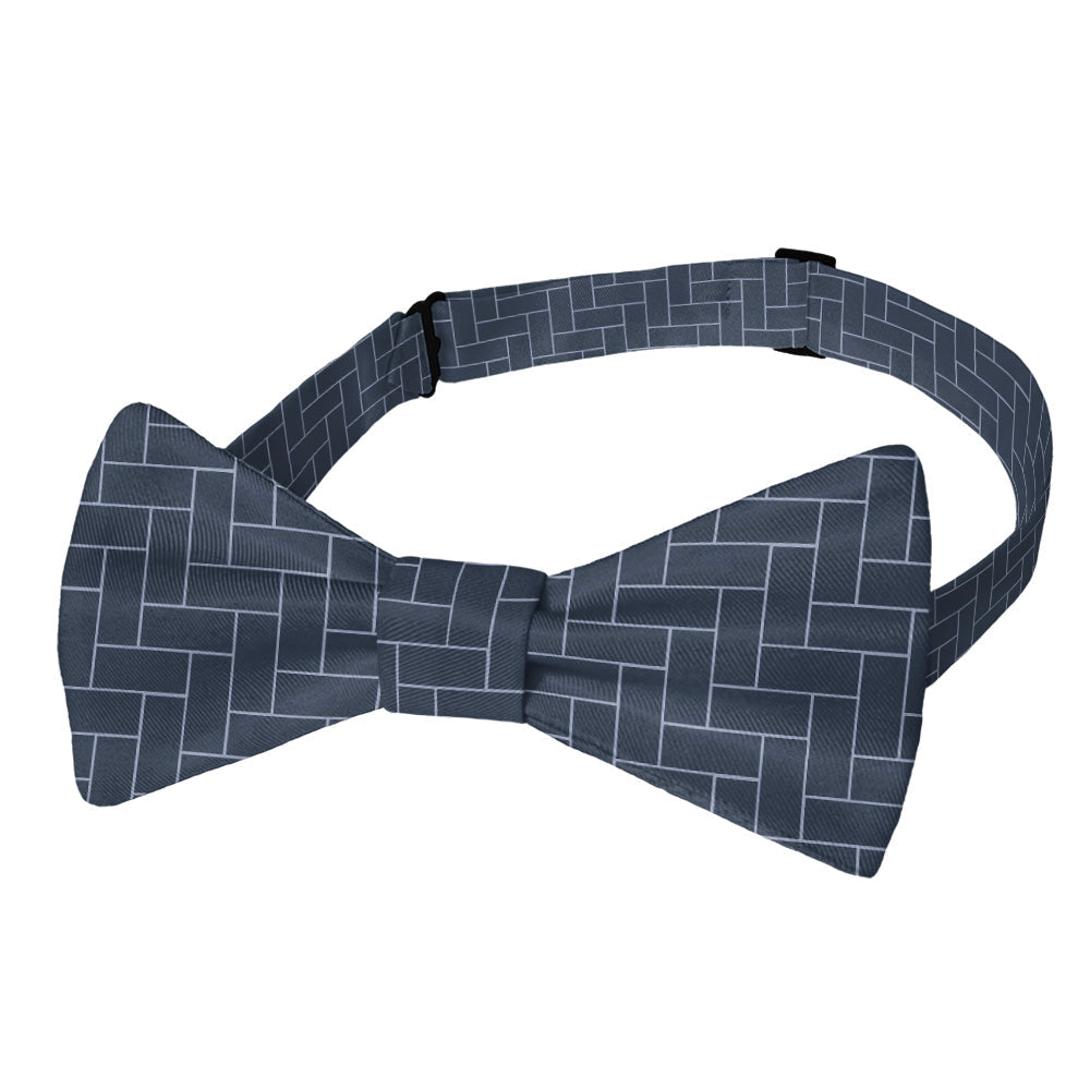 Brickwork Geo Bow Tie - Adult Pre-Tied 12-22" -  - Knotty Tie Co.