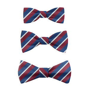 Broadway Stripe Bow Tie -  -  - Knotty Tie Co.