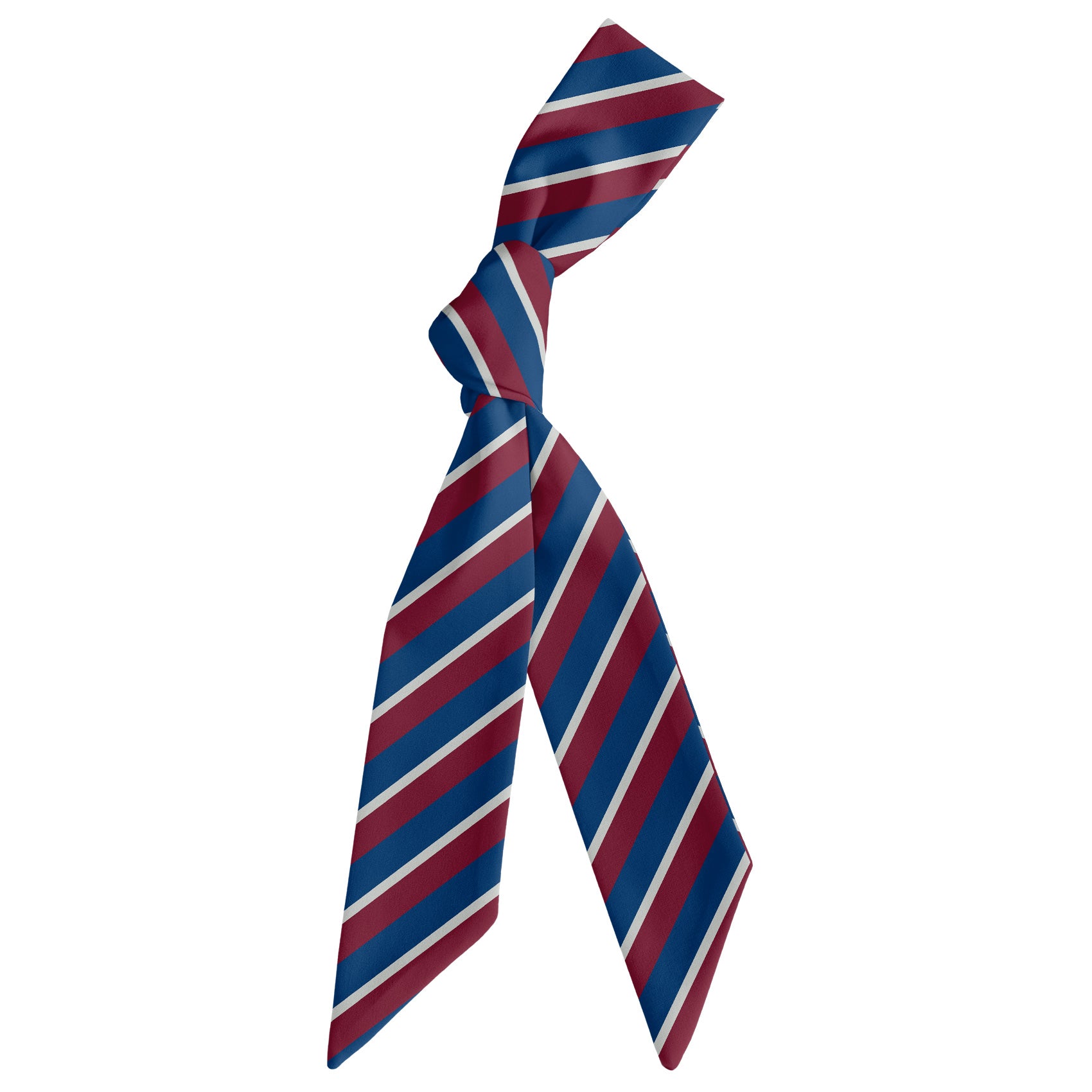Broadway Stripe Hair Scarf - Scarf Tied Into Knot - Knotty Tie Co.