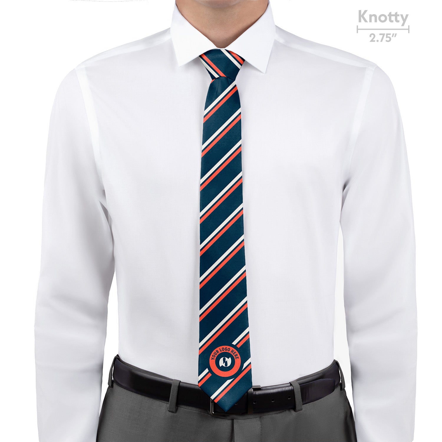 Custom Brooklyn 1 Logo Tie - Knotty - Knotty Tie Co.