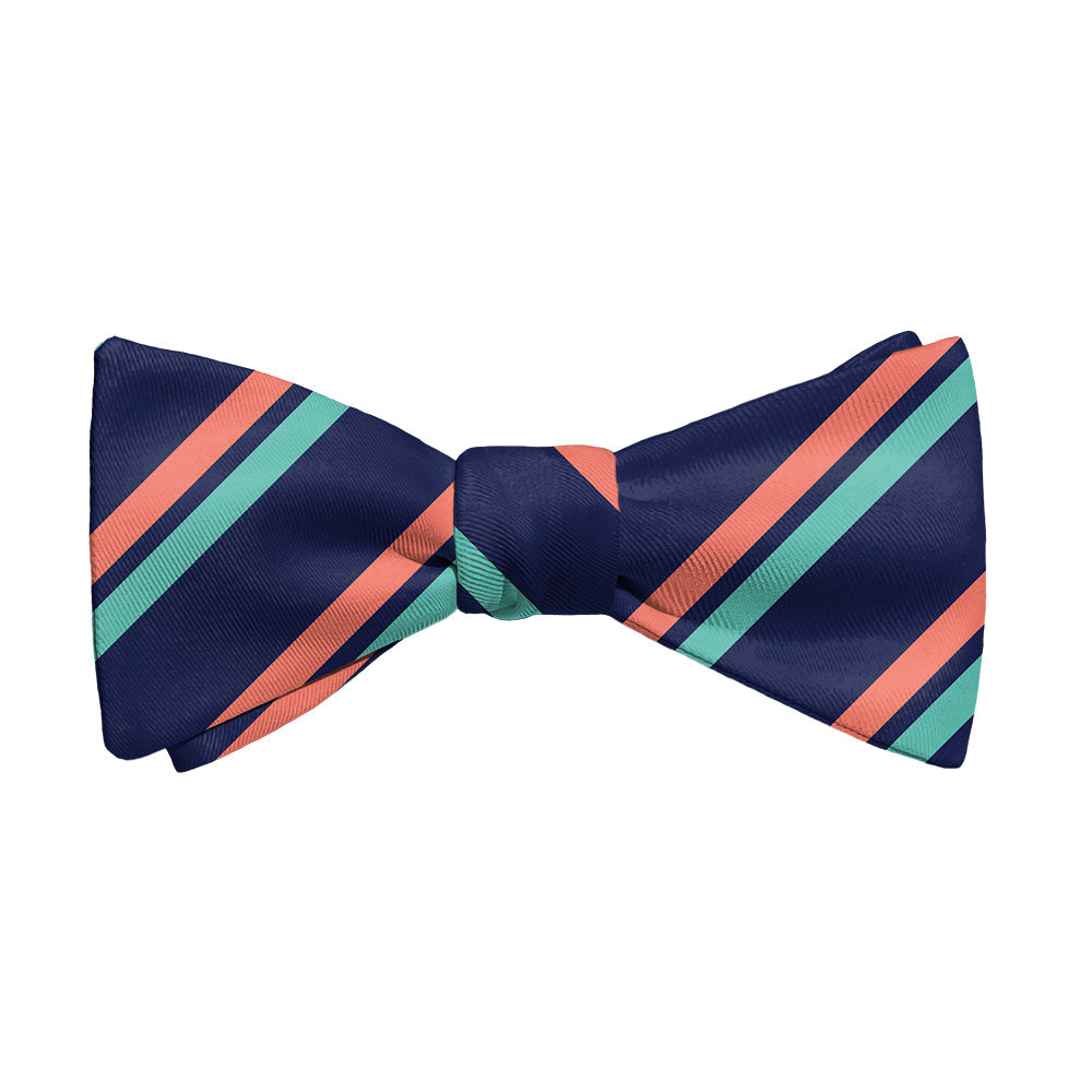 Brooklyn Stripe Bow Tie - Adult Standard Self-Tie 14-18" -  - Knotty Tie Co.