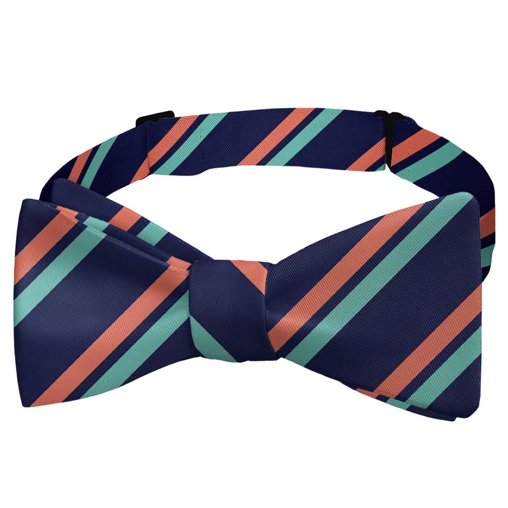 Brooklyn Stripe Bow Tie - Self Tie Bow Tie - Knotty Tie Co.